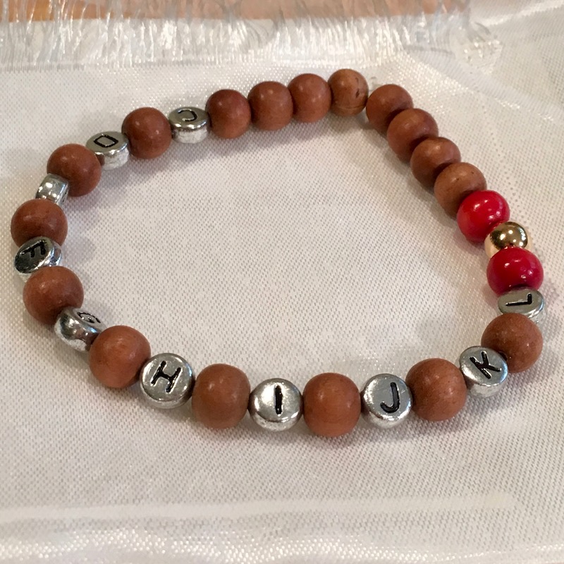 Men's 8mm Sandalwood Compassion Bead Bracelet