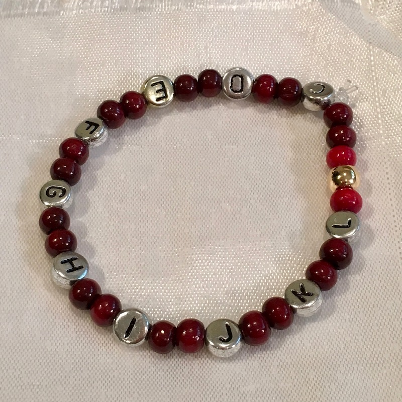 Women's 6mm Rosewood Compassion Bead Bracelet